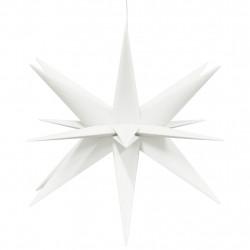 Ozdoby świetlne z LED, 3 szt., składane, białe, 57 cm