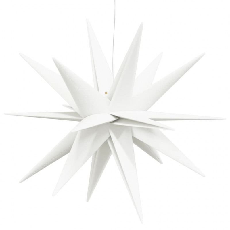 Ozdoby świetlne z LED, 3 szt., składane, białe, 57 cm