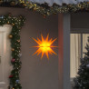 Ozdoby świetlne z LED, 3 szt., składane, żółte, 43 cm