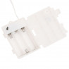Ozdoby świetlne z LED, 3 szt., składane, żółte