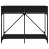 Stolik konsolowy, czarny, 100x39x78,5 cm