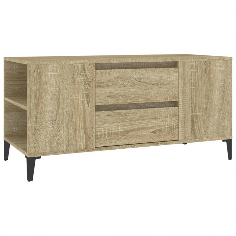 Szafka pod TV, dąb sonoma, 102x44,5x50 cm