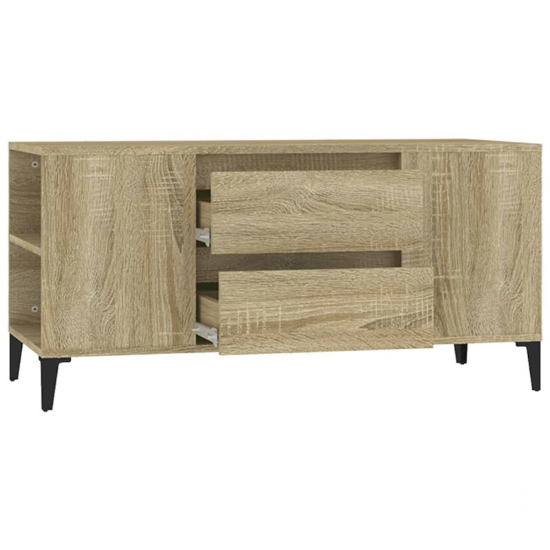 Szafka pod TV, dąb sonoma, 102x44,5x50 cm