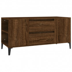Szafka pod TV, brązowy dąb, 102x44,5x50 cm