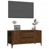 Szafka pod TV, brązowy dąb, 102x44,5x50 cm