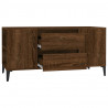 Szafka pod TV, brązowy dąb, 102x44,5x50 cm