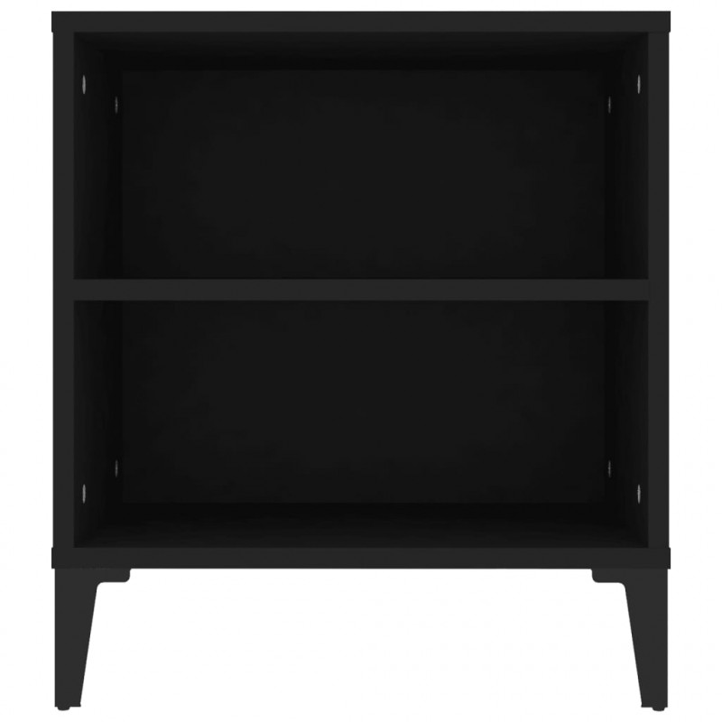 Szafka pod TV, czarna, 102x44,5x50 cm, materiał drewnopochodny