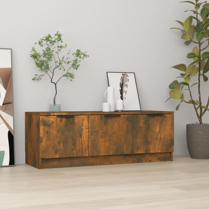 Szafka pod TV, przydymiony dąb, 197x35x52 cm