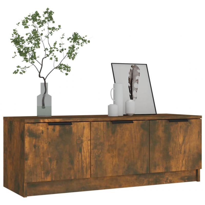 Szafka pod TV, przydymiony dąb, 197x35x52 cm