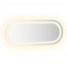 Lustro łazienkowe z LED, 50x20 cm, owalne