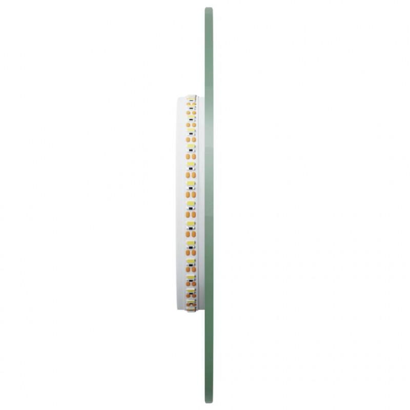 Lustro łazienkowe z LED, 50x20 cm, owalne