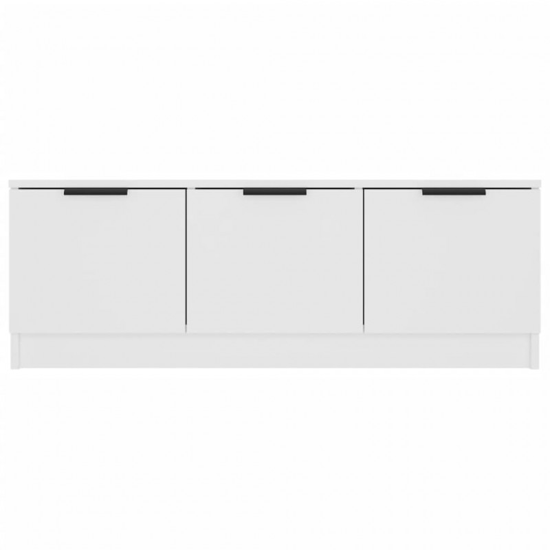 Szafka pod telewizor, biała, 102x35x36,5 cm
