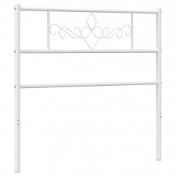 Metalowe wezgłowie, białe, 100 cm