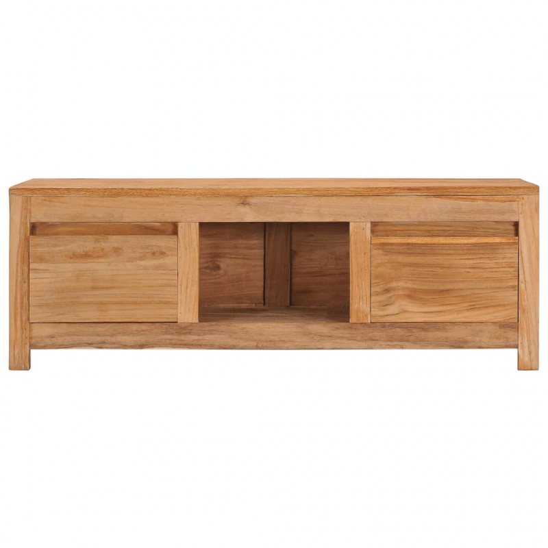 Szafka pod telewizor, 100x30x35 cm, lite drewno tekowe