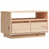 Szafka pod telewizor, 60x35x37 cm, lite drewno sosnowe