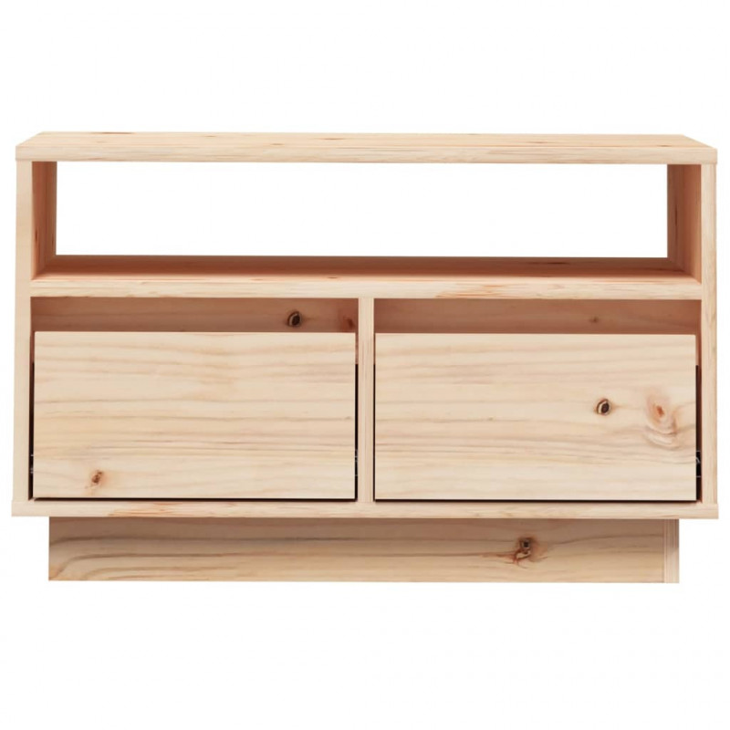 Szafka pod telewizor, 60x35x37 cm, lite drewno sosnowe