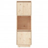 Szafka, 38x35x117 cm, lite drewno sosnowe