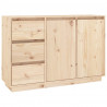 Szafka, 111x34x75 cm, lite drewno sosnowe