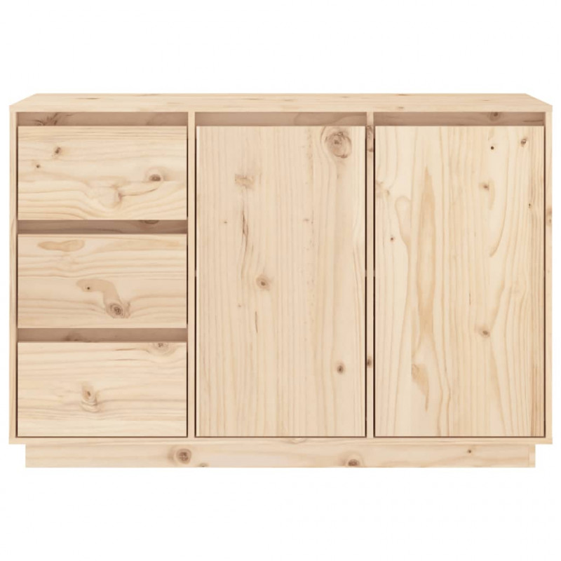 Szafka, 111x34x75 cm, lite drewno sosnowe