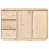 Szafka, 111x34x75 cm, lite drewno sosnowe