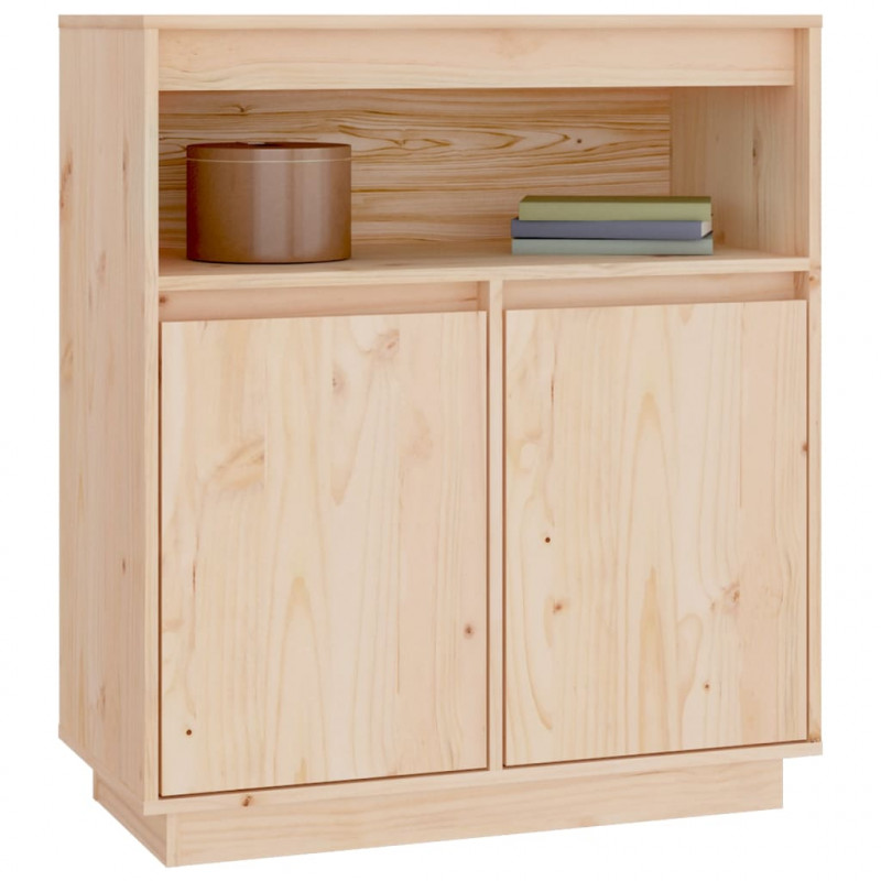Szafka, 70x34x80 cm, lite drewno sosnowe