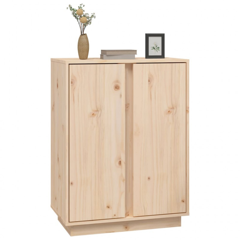 Szafka, 60x35x80 cm, lite drewno sosnowe