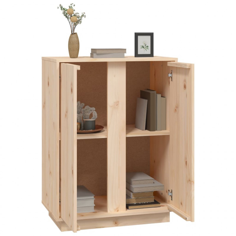 Szafka, 60x35x80 cm, lite drewno sosnowe