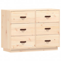 Komoda, 100x40x75 cm, lite drewno sosnowe
