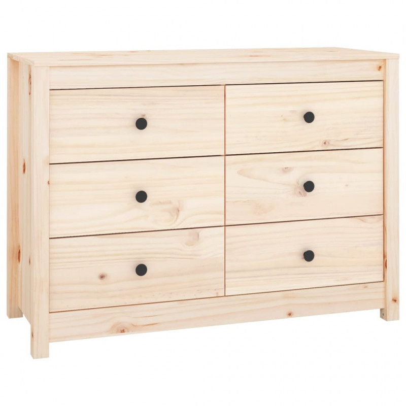 Komoda, 100x40x72 cm, lite drewno sosnowe