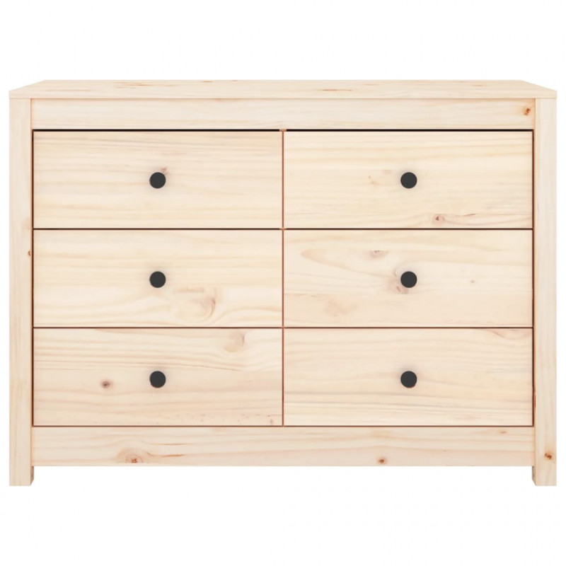 Komoda, 100x40x72 cm, lite drewno sosnowe