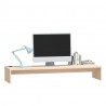 Podstawka na monitor, 100x27x15 cm, lite drewno sosnowe