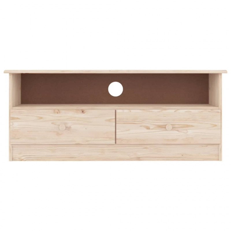 Szafka RTV z szufladami ALTA, 100x35x41 cm, drewno sosnowe