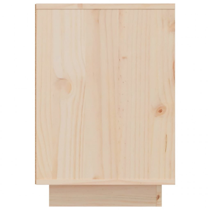 Szafki nocne, 2 szt., 50x34x50 cm, lite drewno sosnowe