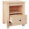 Szafka nocna, 40x35x49 cm, lite drewno sosnowe
