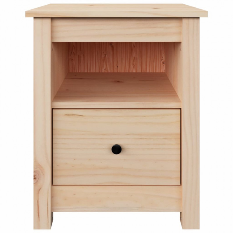 Szafka nocna, 40x35x49 cm, lite drewno sosnowe