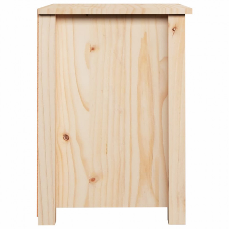 Szafka nocna, 40x35x49 cm, lite drewno sosnowe