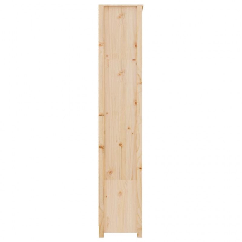 Regał na książki, 80x35x183 cm, lite drewno sosnowe