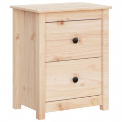 Szafka nocna, 50x35x61,5 cm, lite drewno sosnowe