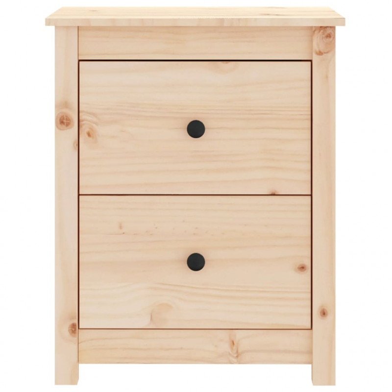 Szafka nocna, 50x35x61,5 cm, lite drewno sosnowe