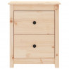 Szafka nocna, 50x35x61,5 cm, lite drewno sosnowe