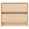 Szafka nocna, 40x31x35,5 cm, lite drewno sosnowe