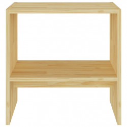 Szafki nocne, 2 szt., 40x30,5x40 cm, lite drewno sosnowe