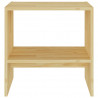 Szafki nocne, 2 szt., 40x30,5x40 cm, lite drewno sosnowe