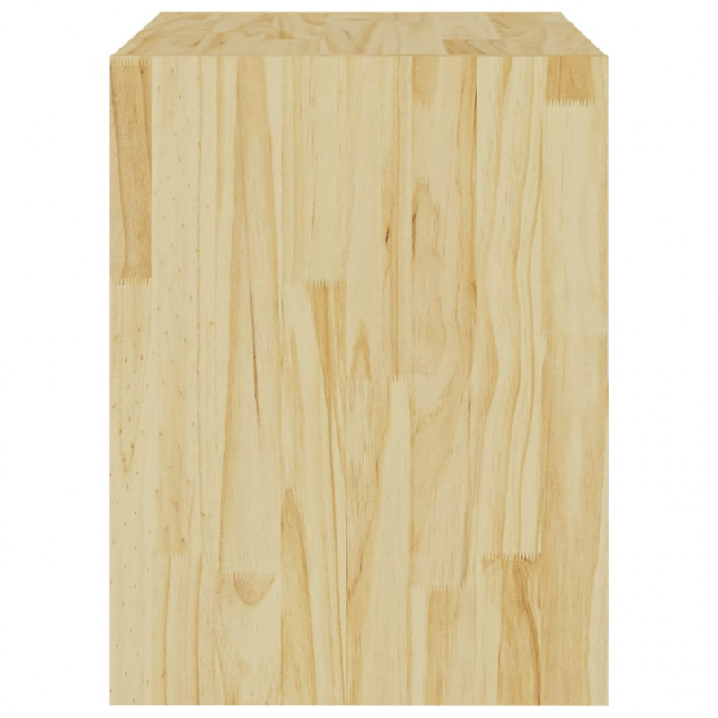 Szafki nocne, 2 szt., 40x30,5x40 cm, lite drewno sosnowe