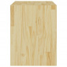 Szafki nocne, 2 szt., 40x30,5x40 cm, lite drewno sosnowe