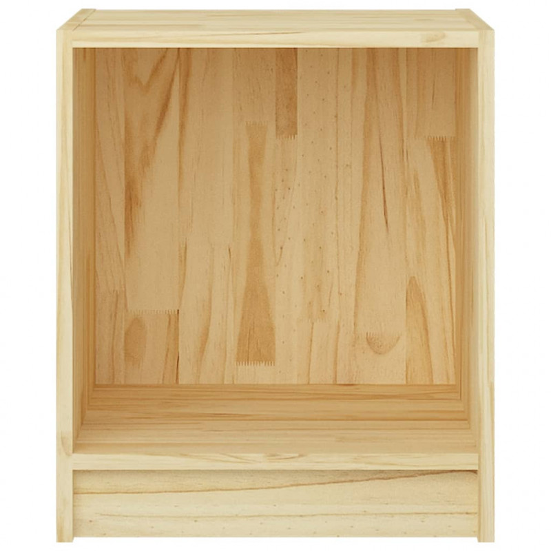 Szafki nocne, 2 szt., 35,5x33,5x41,5 cm, lite drewno sosnowe
