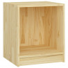 Szafki nocne, 2 szt., 35,5x33,5x41,5 cm, lite drewno sosnowe