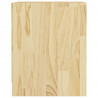 Szafki nocne, 2 szt., 35,5x33,5x41,5 cm, lite drewno sosnowe