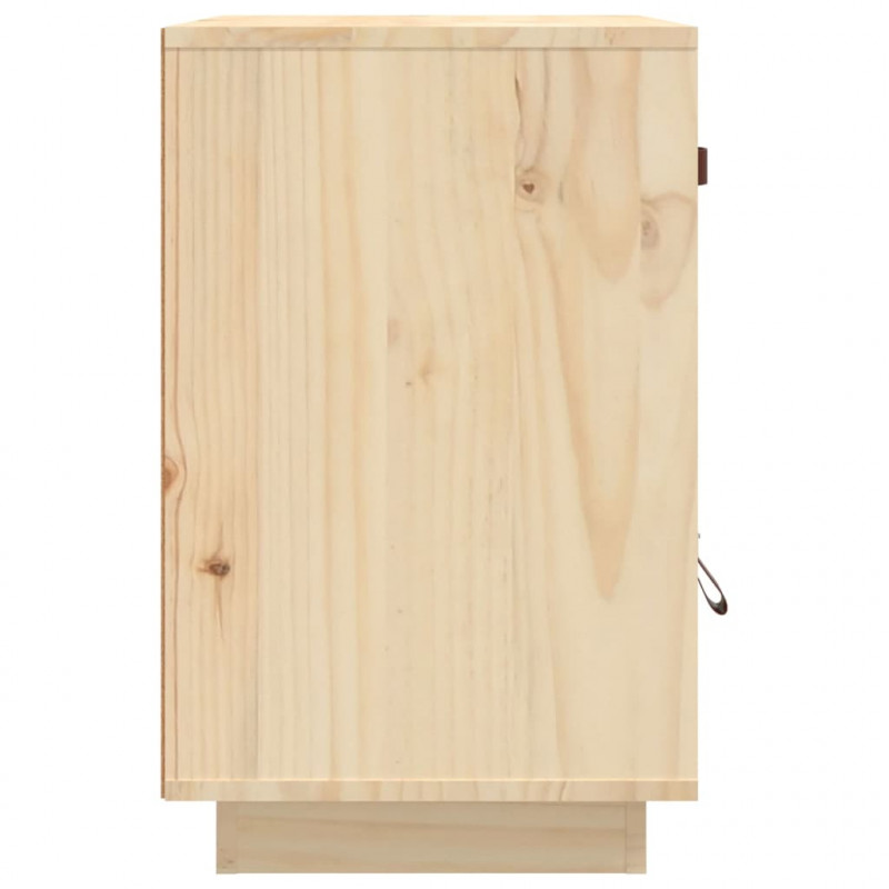 Szafki nocne, 2 szt., 40x34x55 cm, lite drewno sosnowe