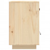 Szafki nocne, 2 szt., 40x34x55 cm, lite drewno sosnowe
